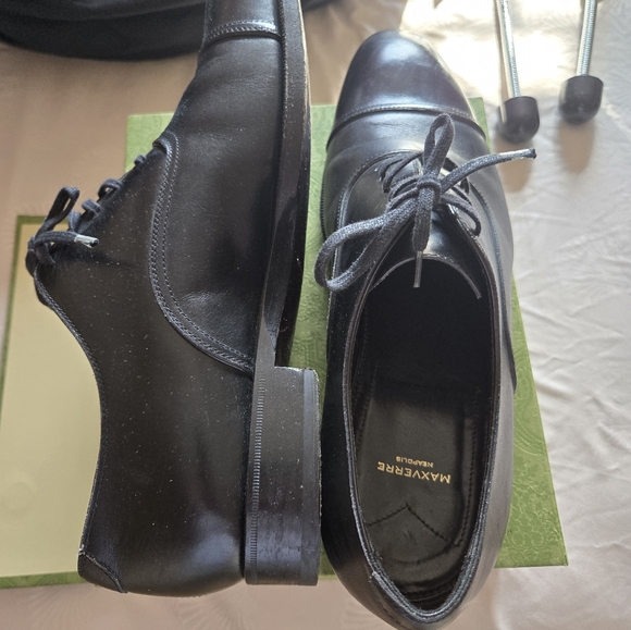 Max verre leather lace up shoes black size 8 - Picture 6 of 6